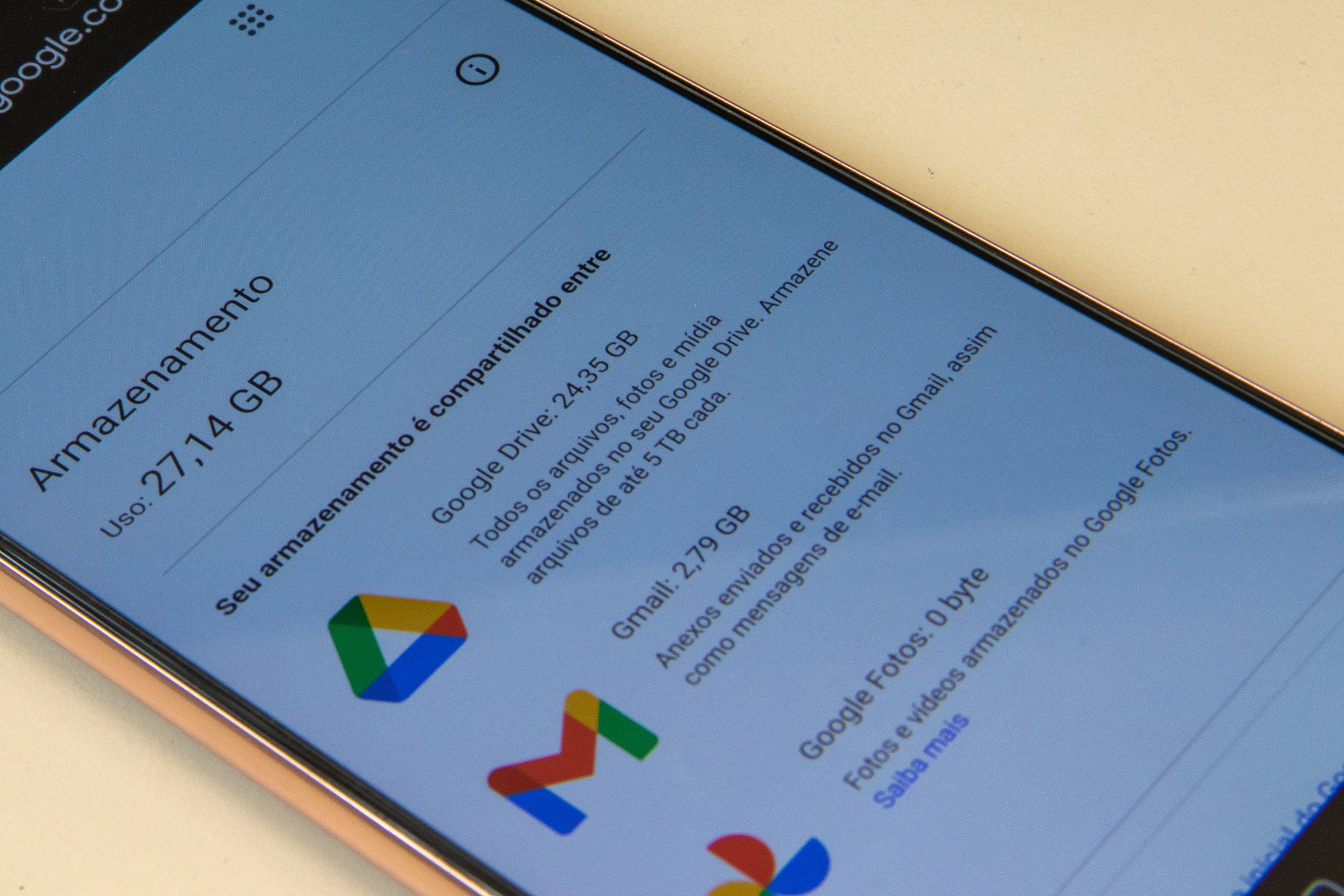 Como verificar sua cota de armazenamento no Google Drive?