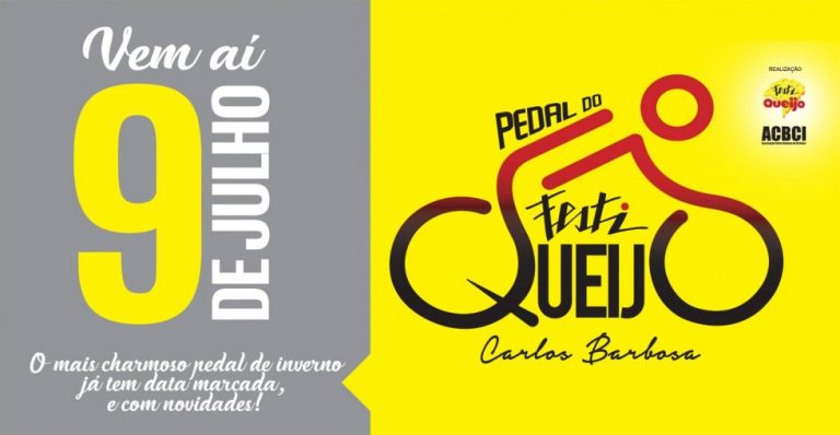 3º Pedal do FestiQueijo será no dia 09 de julho