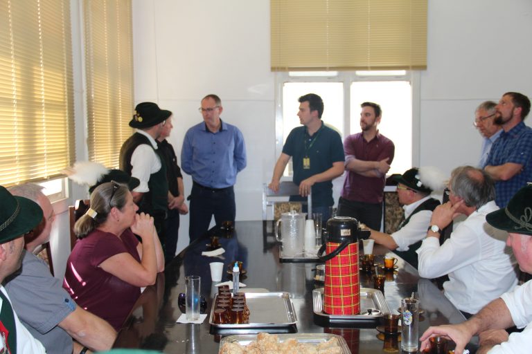 Vice-prefeito recebe visita da Orquestra Schönegger Almusikanten, da Alemanha