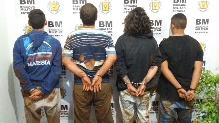 Brigada Militar prende grupo no interior de Estrela