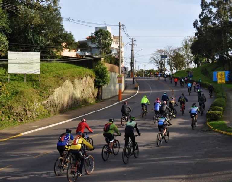 Pedal integrou os eventos paralelos ao FestiQueijo no fim de semana em Carlos Barbosa