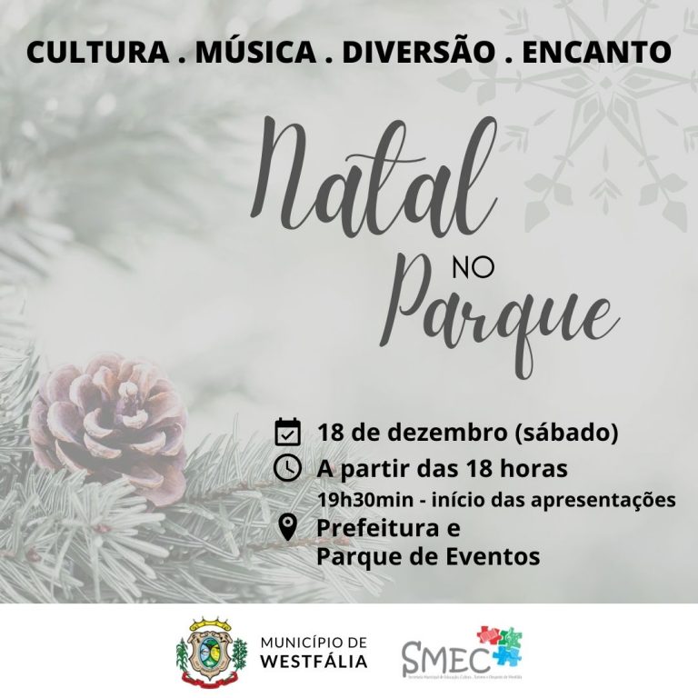 Natal no Parque promete encantar e emocionar comunidade da Westfália