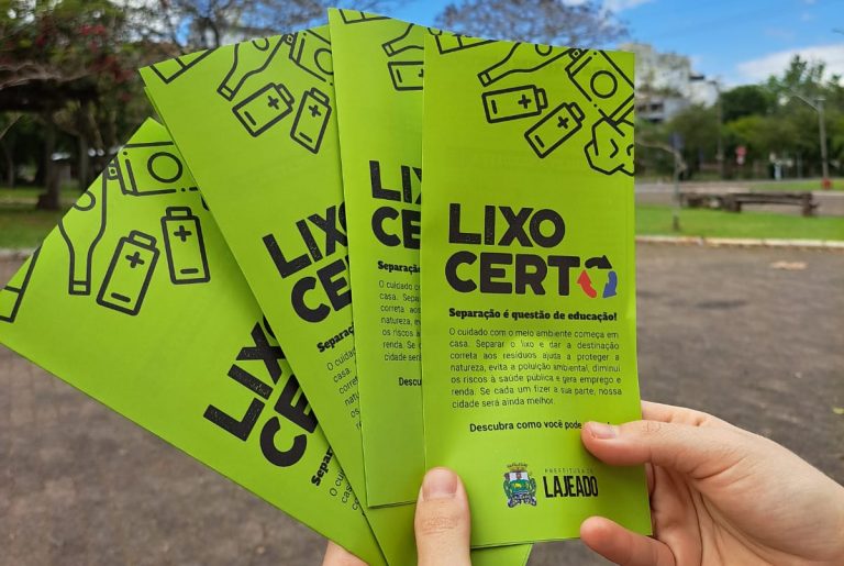 Cartilha do Lixo é lançada durante a 2ª Semana Municipal Lixo Zero em Lajeado