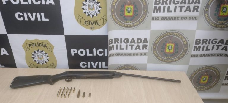 Homem é preso por posse irregular de arma de fogo em Estrela