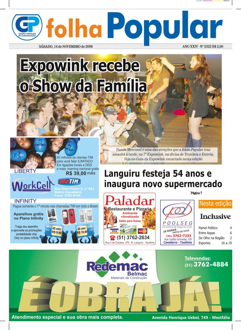Folha Popular 14-11-2009