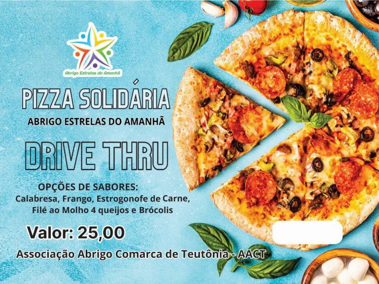 Abrigo Estrelas do Amanhã realiza Pizza Solidária