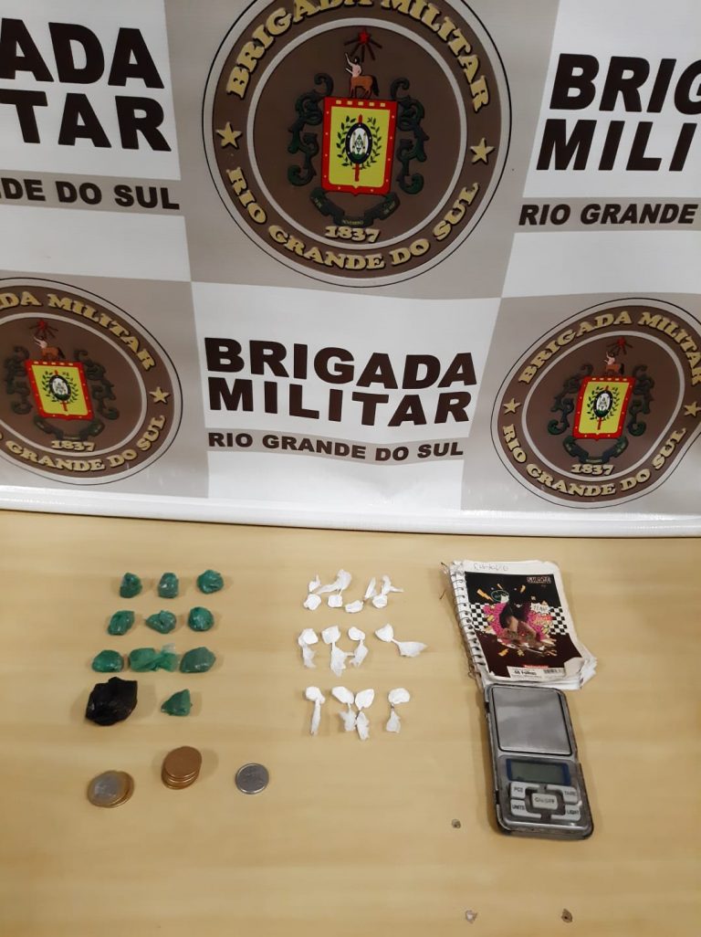 Homem é preso por tráfico de drogas no Bairro Santo Antônio em Lajeado