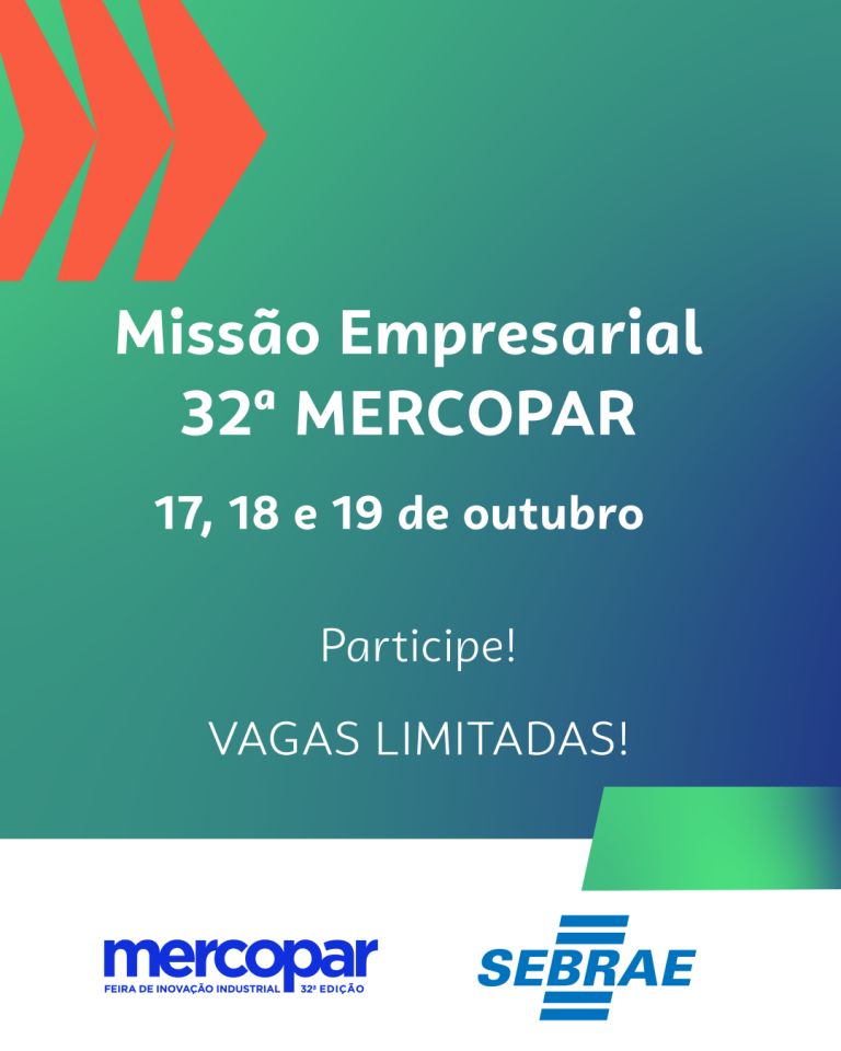 Missões do Sebrae levarão empresários dos Vales do Taquari e Rio Pardo para a 52ª Mercopar