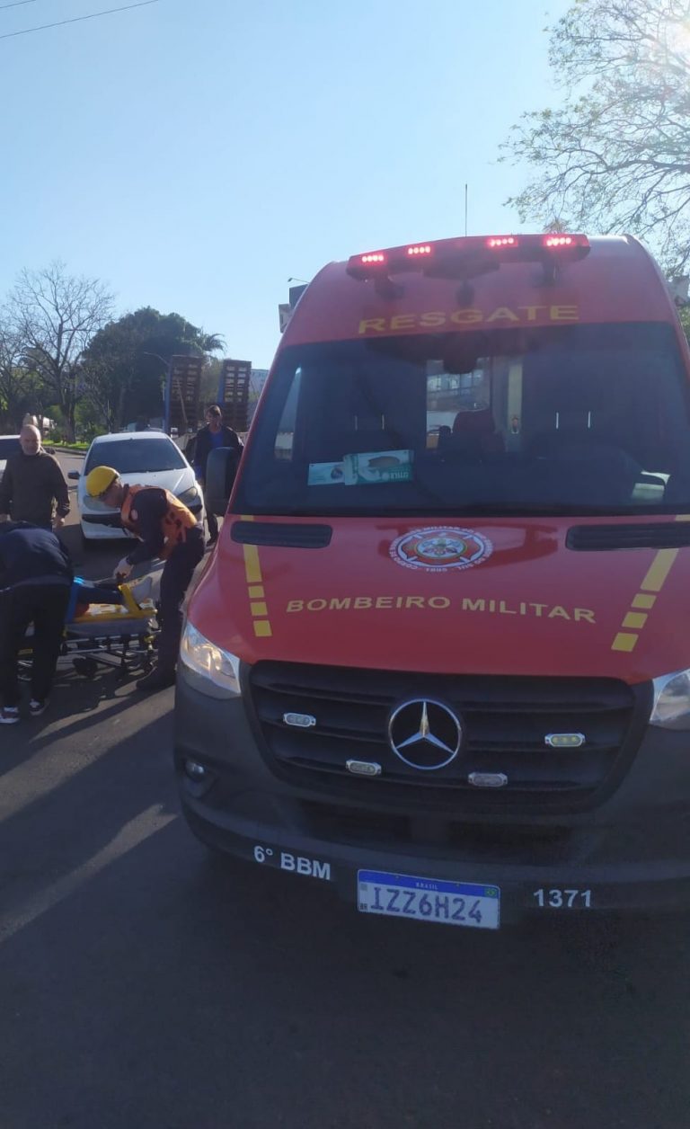 Motociclista fica ferida após queda no acesso à BR-386 em Lajeado