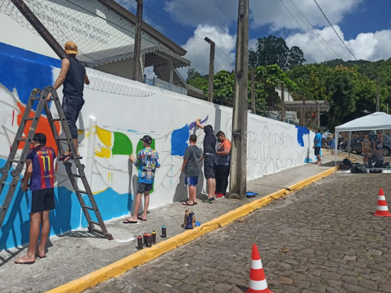 Alunos de Imigrante aprenderão técnicas de graffiti
