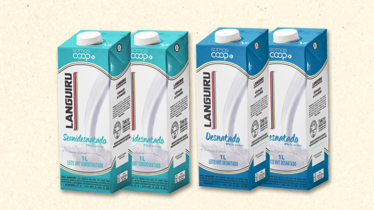 Leites UHT Languiru Semidesnatado e Desnatado retornam ao mercado