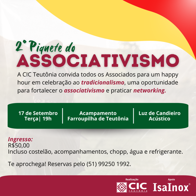 CIC Teutônia organiza Piquete do Associativismo