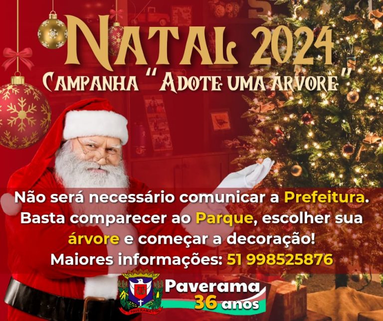 Comunidade convidada para a  participar do Natal do Parque de Paverama