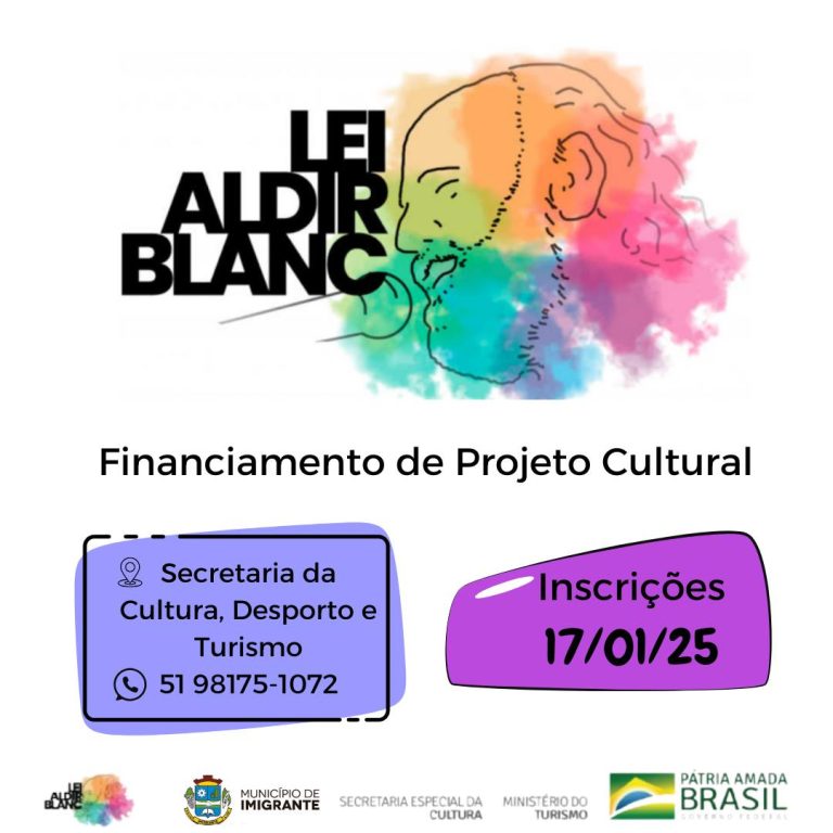 Edital Aldir Blanc abre inscrições para financiamento de projeto cultural