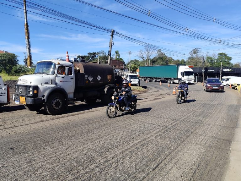 Recapeamento na Rota do Sol deve seguir até quarta-feira em Estrela