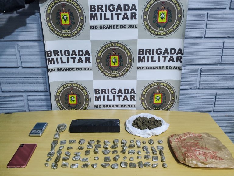 Homem é preso por tráfico de drogas em Estrela