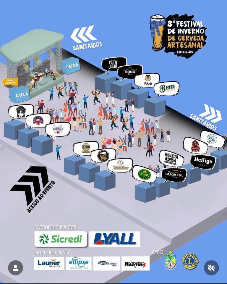 Estrela recebe 8º Festival de Inverno de Cerveja Artesanal com 15 cervejarias e atrações musicais