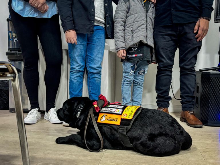 Primeiro cão de assistência do RS começa atuação com criança autista em Estrela