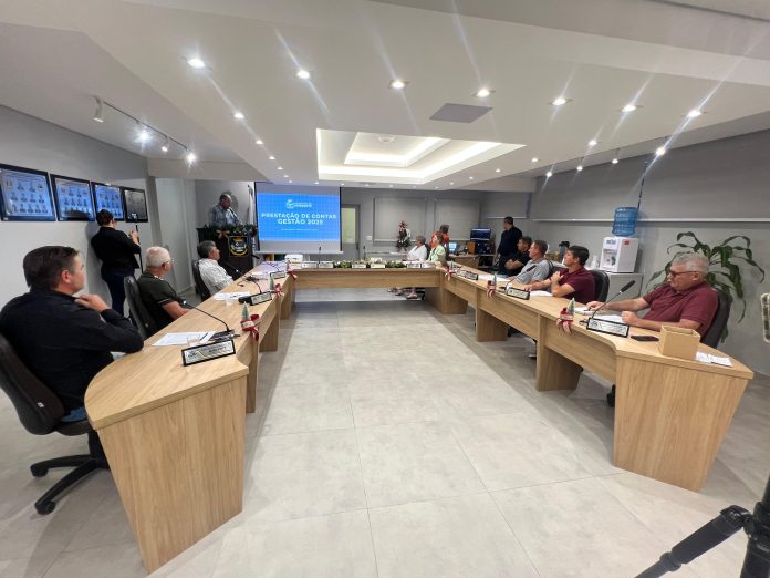 Vereadores de Imigrante também acompanharam a prestação de contas do ano feita pelo prefeito Germano Stevens_LLB