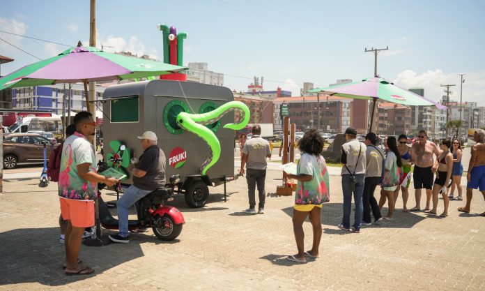 Fruki promove experiências sensoriais no litoral 