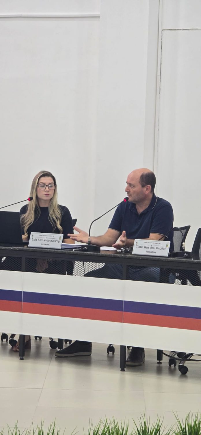 Secretário Marco Wermann apresentou as metas fiscais na Câmara de Estrela