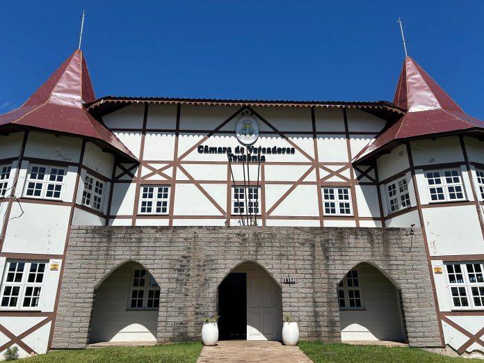 Câmara de Vereadores de Teutônia. Crédito: Camille Lenz da Silva