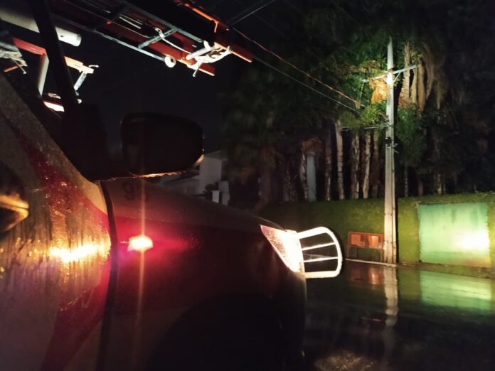 Temporal deixa bairros inteiros sem luz no Vale do Taquari