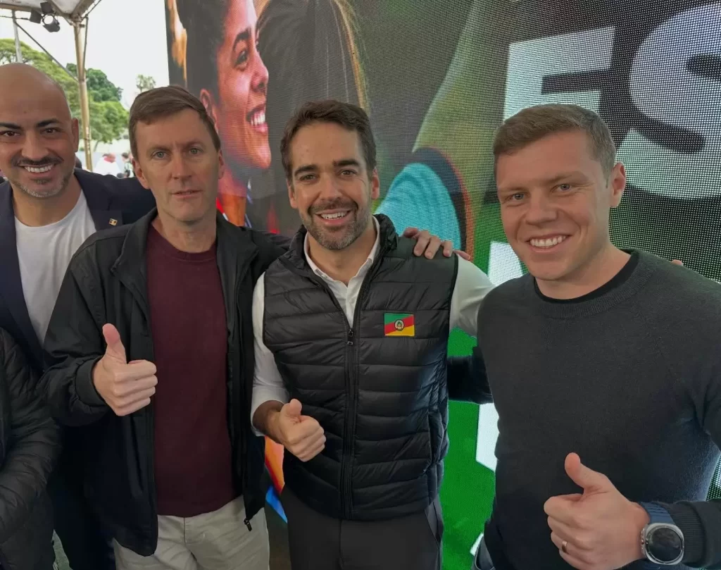 O evento reuniu representantes de diversas cidades gaúchas e teve a presença do governador Eduardo Leite e do secretário estadual de Esporte e Lazer, Joel Maraschin - Crédito: Divulgação