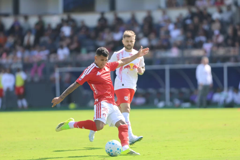 Aguirre fez o gol de honra - Crédito: Ricardo Duarte / Internacional / Divulgação