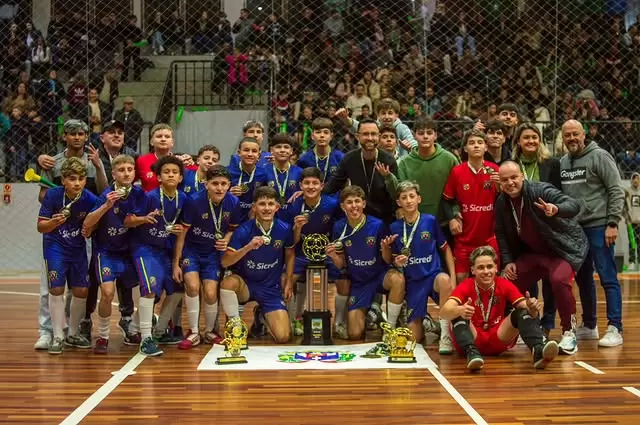 Paverama festejou o ótimo resultado - Crédito: Gabriel Dos Santos Theisen / Divulgação