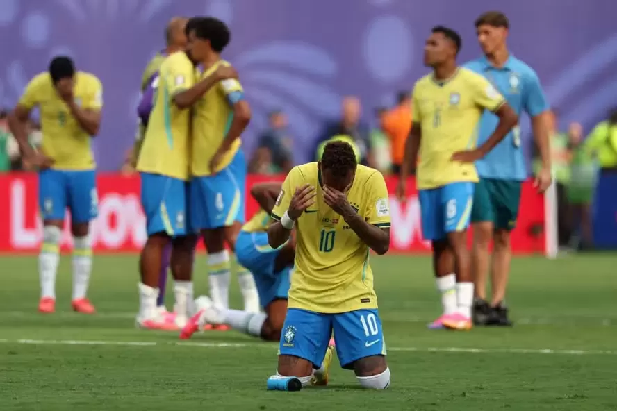 Neymar chegou a marcar, porém não foi suficiente - Crédito: Divulgação