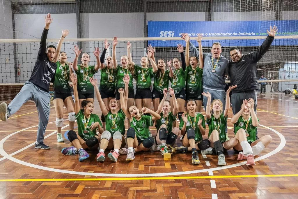 Meninas de Teutônia conquistaram a competição - Crédito: Divulgação