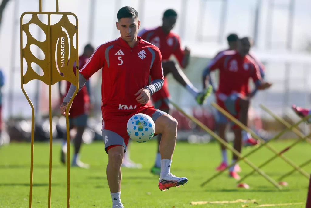 Villagra é uma das esperanças do Inter - Crédito: Internacional / Divulgação