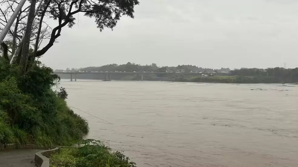 Projeção é de que o Rio siga em elevação - Crédito: Rafael Grün / Prefeitura de Lajeado / Divulgação