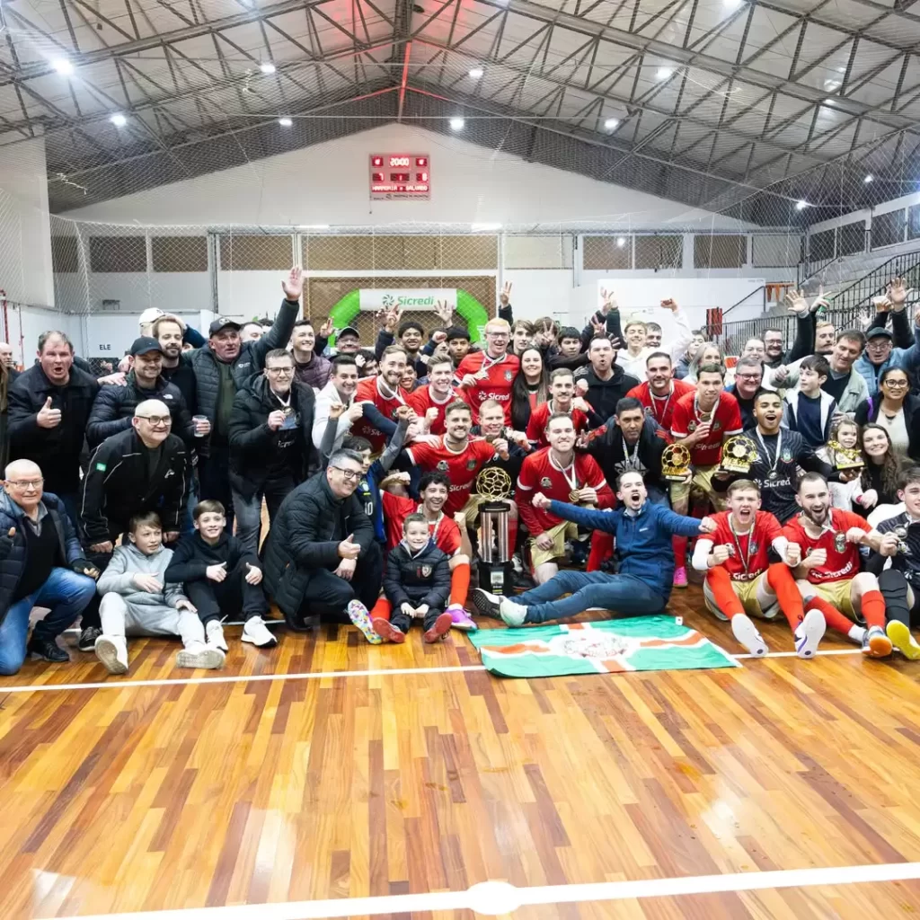 Salvador do Sul celebrou conquista inédita - Crédito: Divulgação