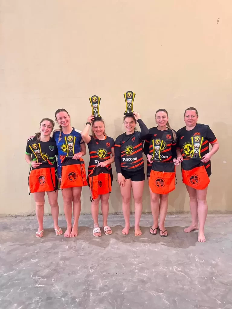 Rocheli e Rafaela venceram na Feminino Open - Crédito: Divulgação