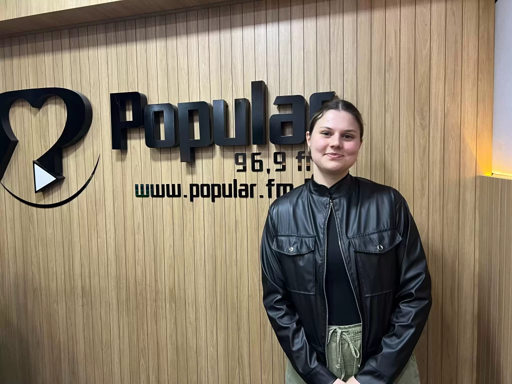 Emily participou do Bola na Trave - Crédito: Luis Augusto Huppes