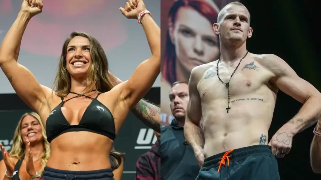 Mackenzie Dern e Ian Garry Machado estão nos principais eventos da noite - Crédito: Divulgação