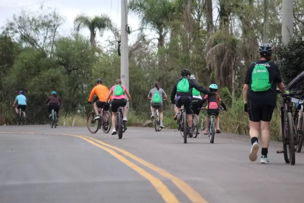 Momento levou ciclistas para diversas áreas da cidade e interior - Crédito: Divulgação