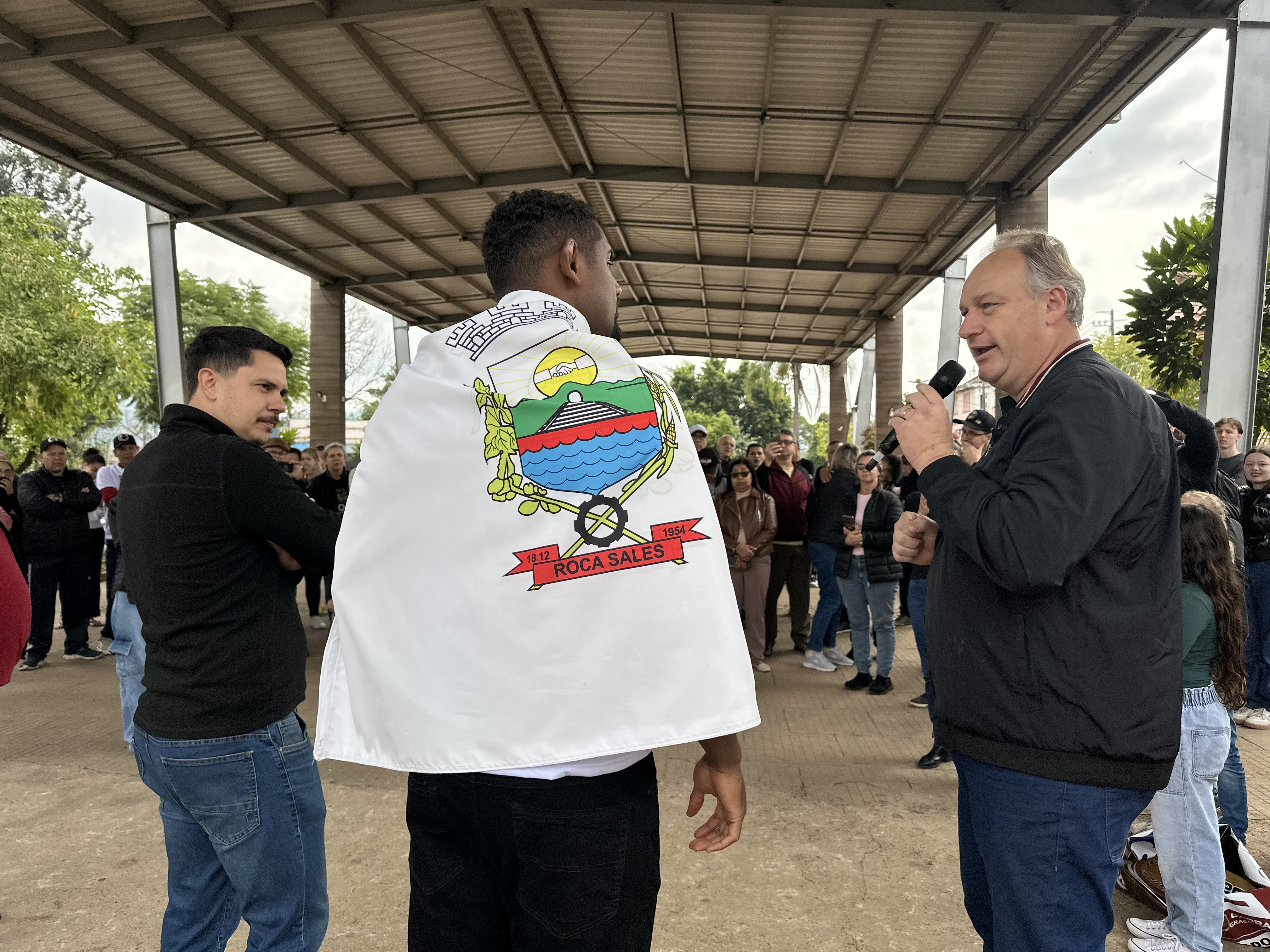 Gabriel ressalta orgulho em representar suas raízes
Crédito: Luis Augusto Huppes