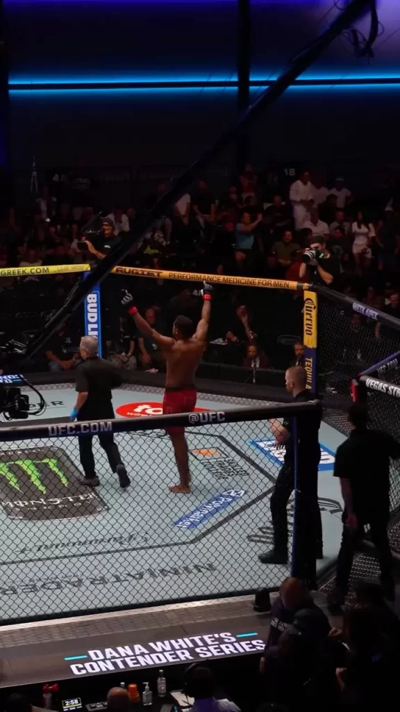 Atleta de Roca Sales impressinou os telespectadores do Dana White's Contender Series - Crédito: UFC / Divulgação