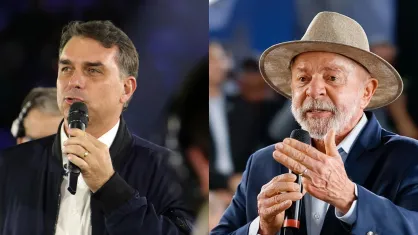 Flávio e Lula alcançaram maioria dos votos válidos - Crédito: Divulgação
