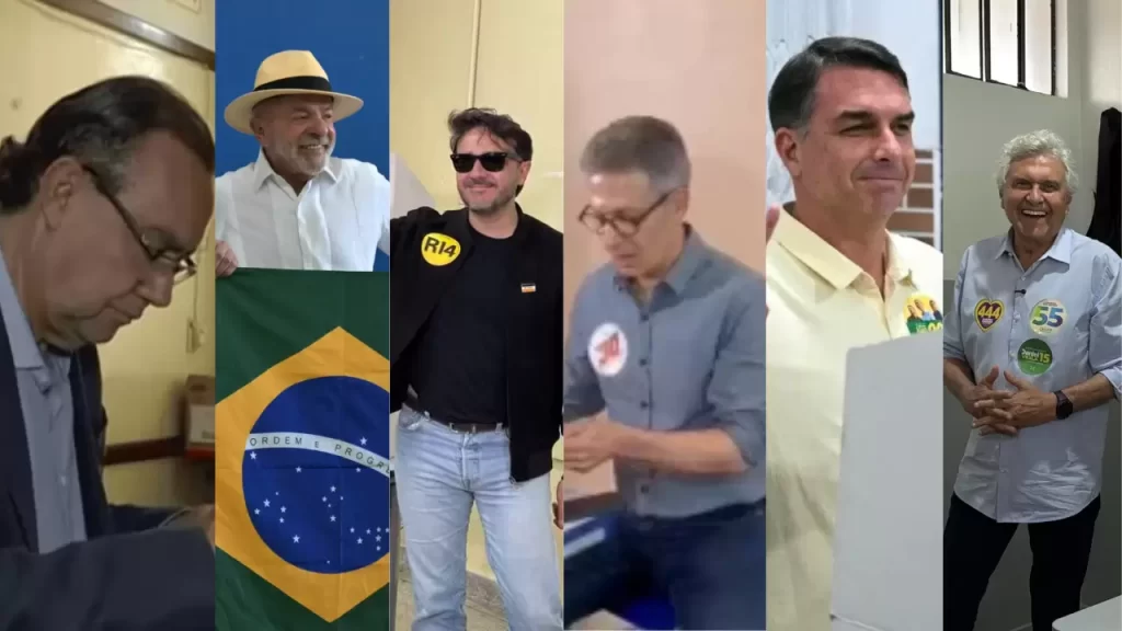 Candidatos votaram durante a manhã do domingo - Crédito: Divulgação