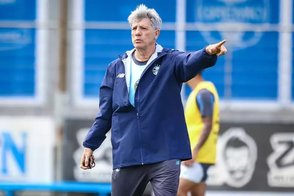 Renato fechará a preparação neste sábado - Crédito: Grêmio / Divulgação